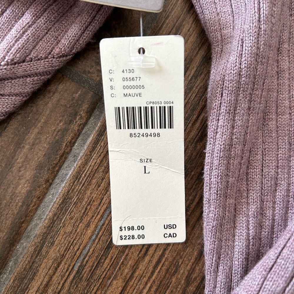 Anthropologie Purple V-Neck Sheath Maxi Dress - Picture 3 of 5